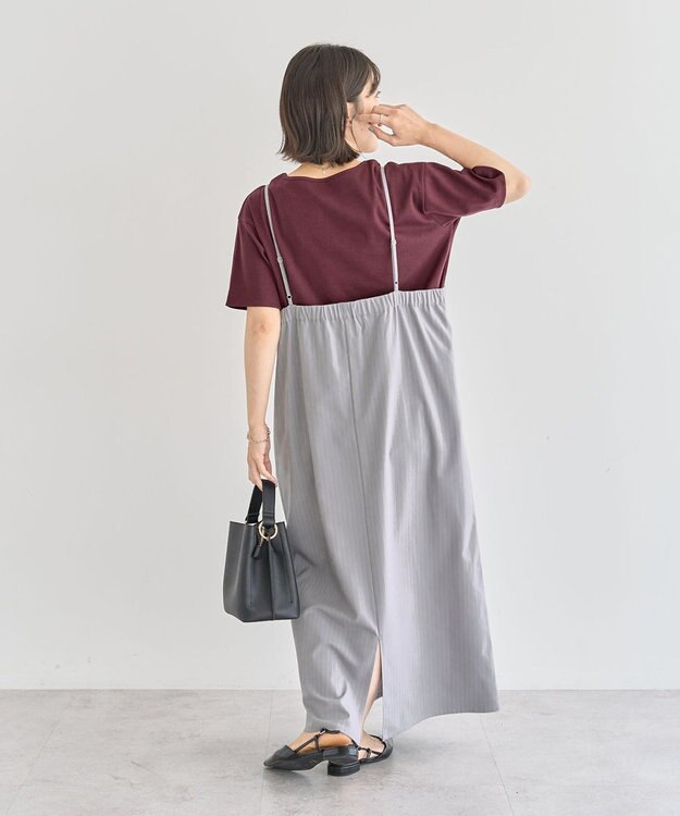 Green Parks Ｖネックキャミワンピース Gray