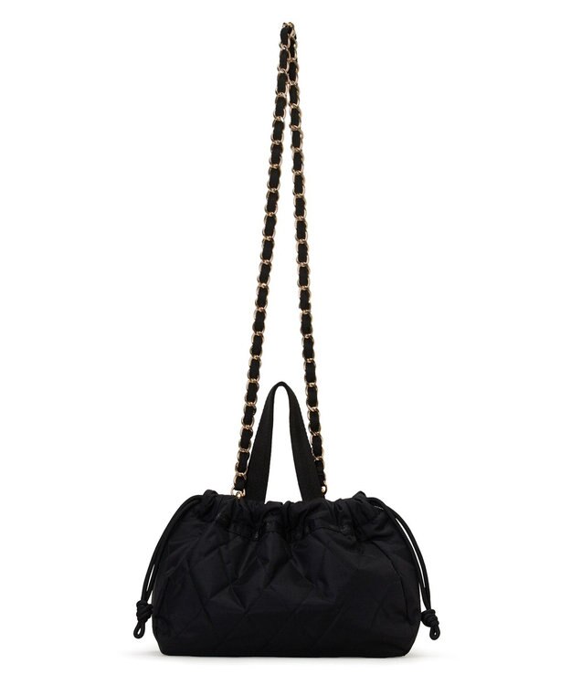 LeSportsac CHAIN E/W DRAWSTRING BAG/ミッドナイトキルトチェーン ミッドナイトキルトチェーン