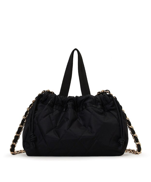 LeSportsac CHAIN E/W DRAWSTRING BAG/ミッドナイトキルトチェーン ミッドナイトキルトチェーン