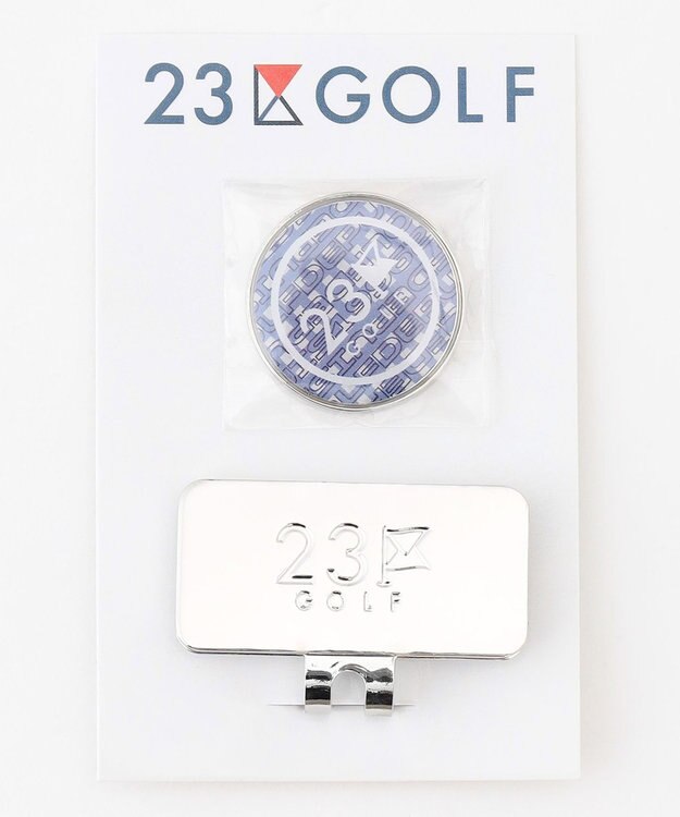23区GOLF 【UNISEX】オリジナルギンガムチェック マーカー スカイブルー系3