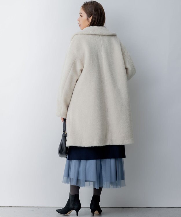 組曲 L テディボア コート アイボリー系