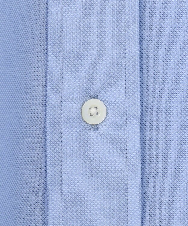 J.PRESS MEN 【J.PRESS PLUS】カノコインレイパッチポケット シャツ/B.D. サックスブルー系