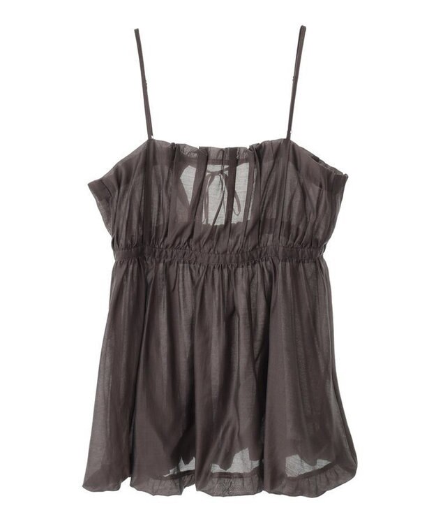 Green Parks バルーンキャミビスチェ Charcoal Gray