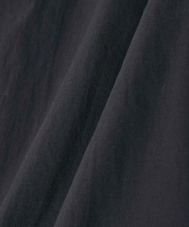 earth music&ecology ギャザーロングワンピース Black