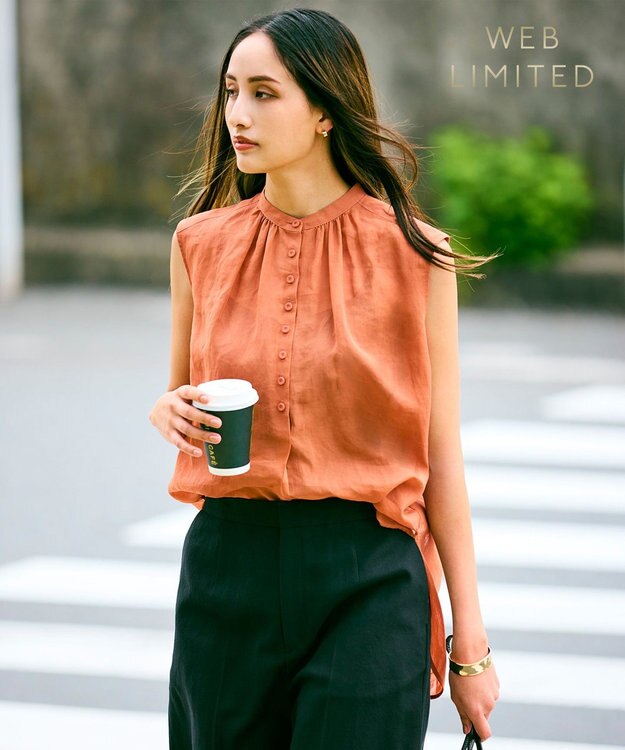 BEIGE， 【WEB限定】ODILON / シアーブラウス Teracotta