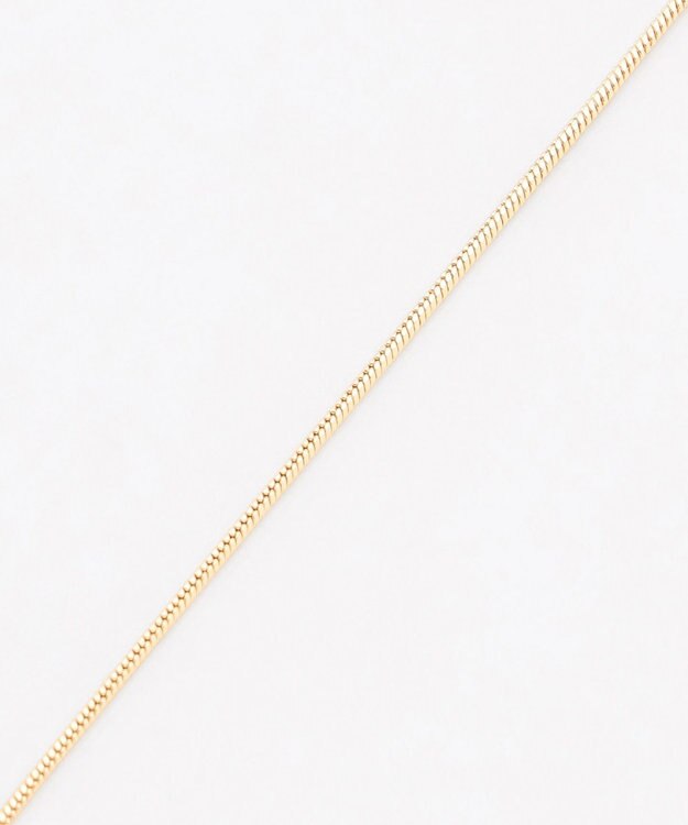 J.PRESS LADIES 【着こなしのポイントに】マーブルロング ネックレス ウスゴールド×ブラウン系