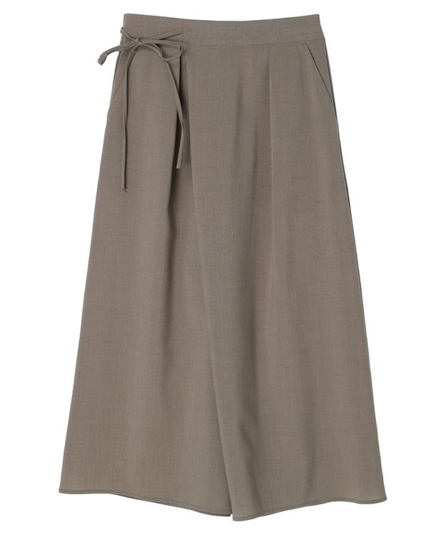 Green Parks 接触冷感　ガウチョパンツ Dark Beige