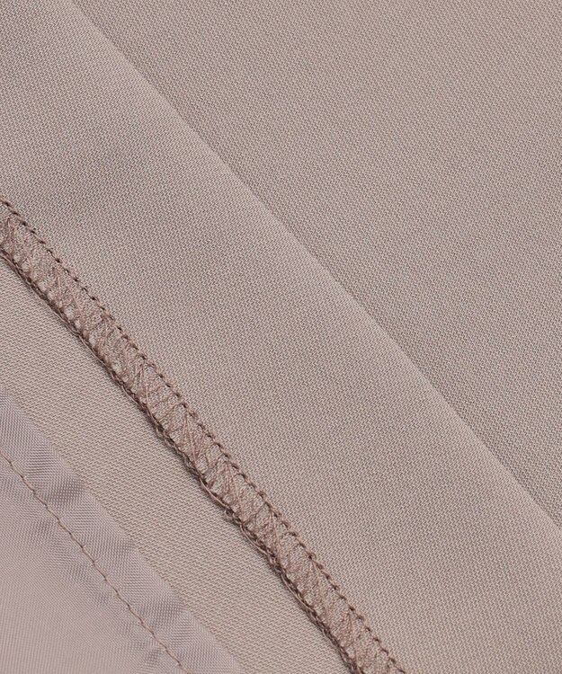 ANY SIS 【Lily Calin】シャイニードットコンビ ドレス シャンパン×スレート