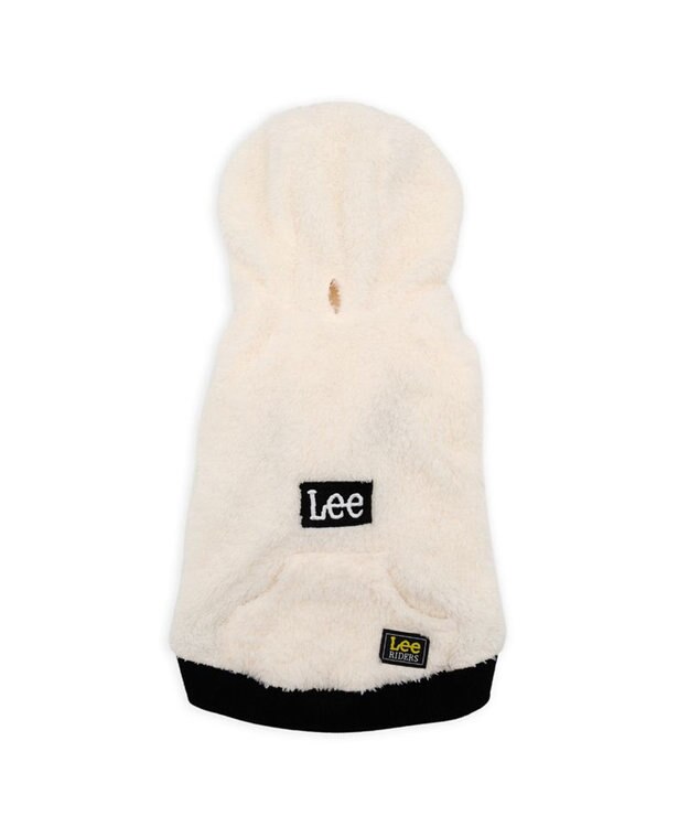 PET PARADISE Lee ボア フリース パーカー 小型犬 オフホワイト