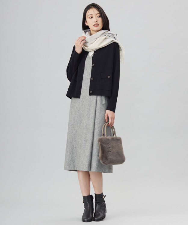 J.PRESS LADIES コットンパール キルトピン ゴールド系