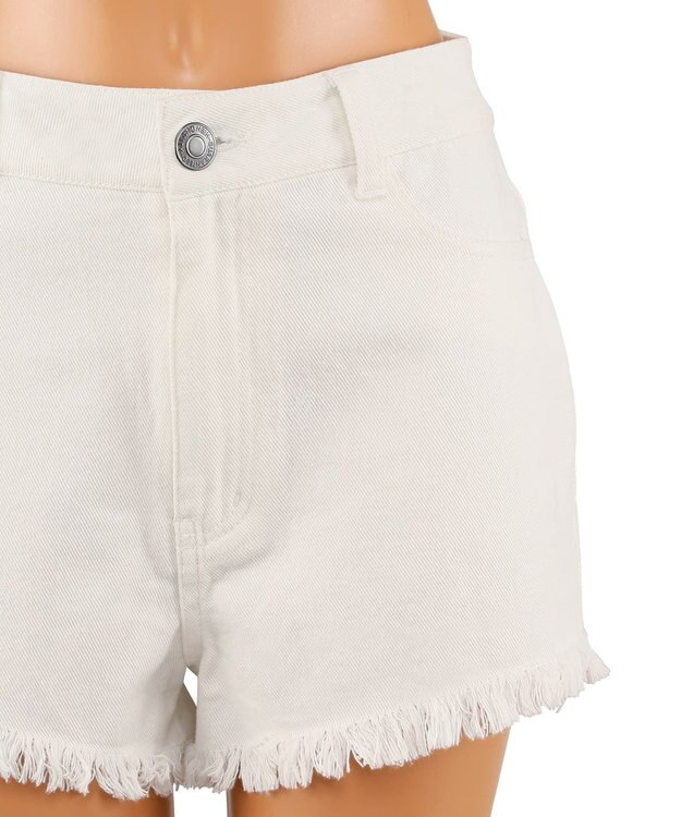 San-ai Resort（三愛水着楽園） ビーチデニム（ホワイト）　S・M・L【San-ai Resort（サンアイリゾート）】 ホワイト