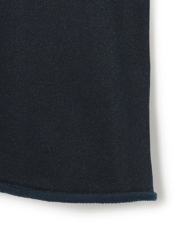 23区 【先行予約】シャイニーコットンテリー ハーフジップ スウェット ネイビー系