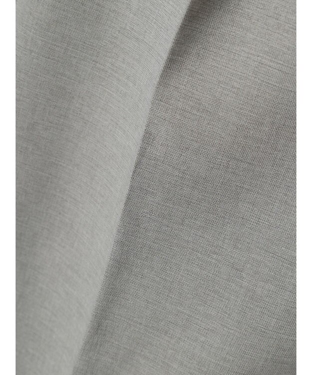 Green Parks 接触冷感　きれいシルエットパンツ（ワイド） Light Gray