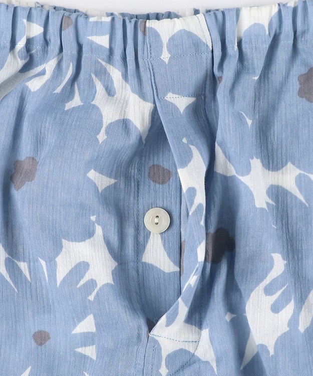 ワコール／睡眠科学 パジャマ SOU・SOU(R) 5分袖 半袖 8分丈 綿100%(本体) メンズ YGT161 睡眠科学／ワコール ブルー