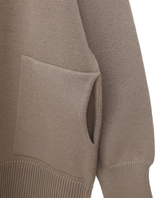 AMERICAN HOLIC サイドポケットロングニットプルオーバー Mocha