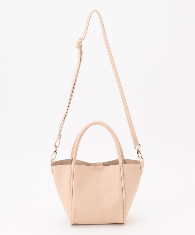 LA BAGAGERIE 【maison vert】 【軽量・ミニポーチ付き】２WAYトート ライトベージュ