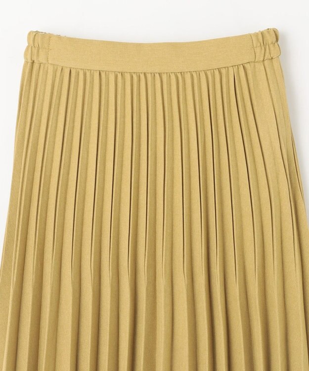 ANY 【ウエストゴム】プリーツスカート マスタード