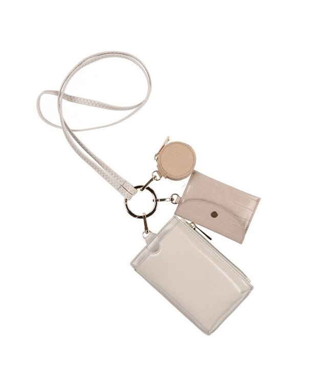 UNBILLION cachecache コンビ素材多機能スマホショルダー LBE