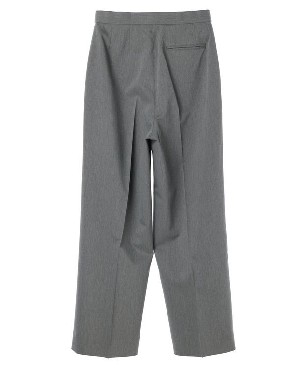 Green Parks きれいシルエットパンツII（ワイドストレート） Gray Mixture