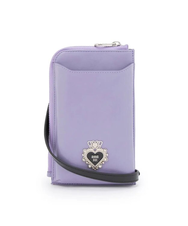 ANNA SUI ポピー スマホショルダー ラベンダー