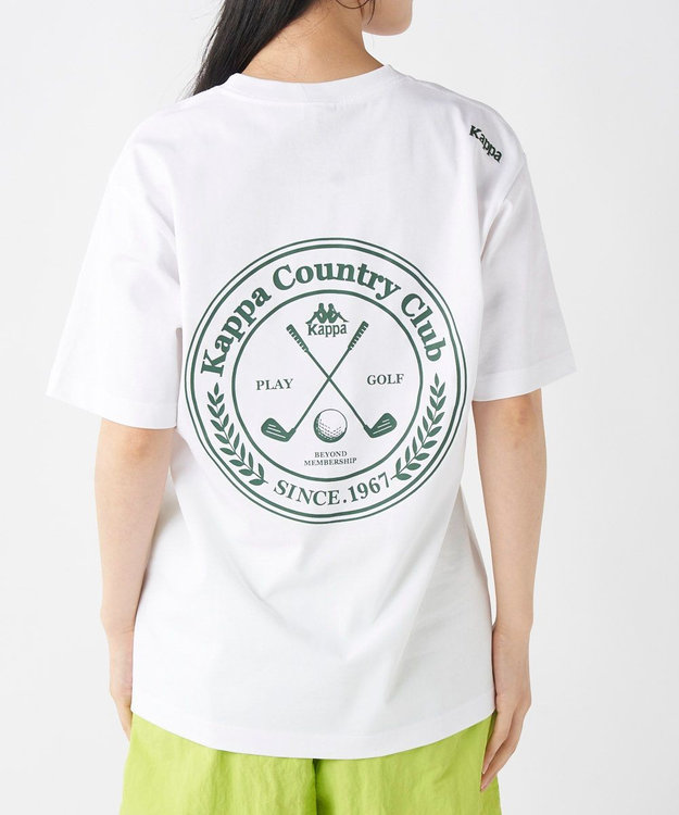 OP／FILA 【Kappa】ゴルフグラフィック Tシャツ ホワイト