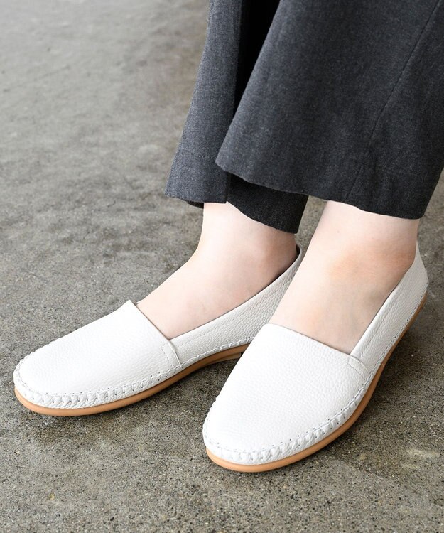 APOM アンライニングモカシン15 ホワイト