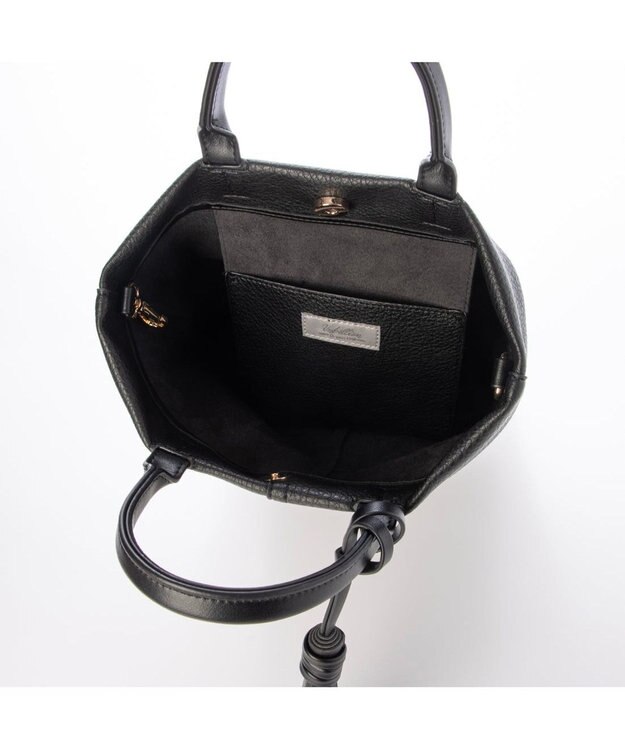 UNBILLION カシュカシュ cachecache / タッセル付きバケツ2wayバッグ ブラック