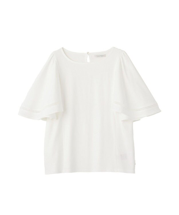 Green Parks 華やぎカットソー（フレアスリーブ） Off White