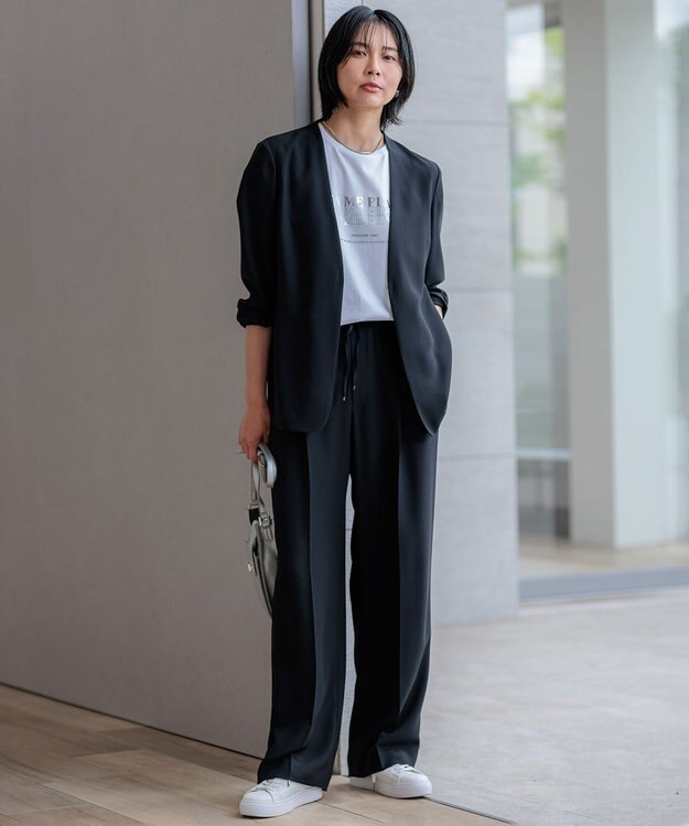 23区 【CLASSY.6月号掲載】レザー スニーカー ホワイト系