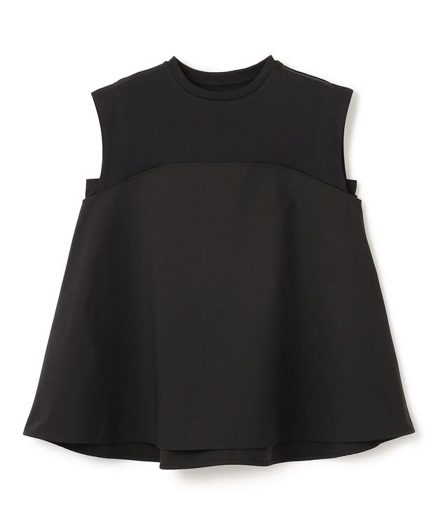 UNFILO L ビスチェ レイヤードT ブラック×ブラック