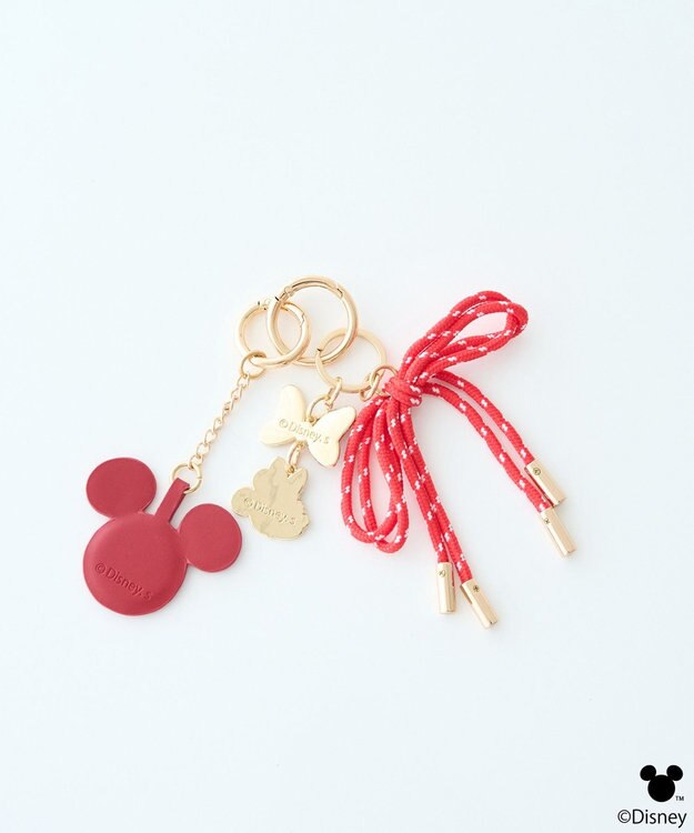 earth music&ecology 【予約】Disney/ミッキーミラー付きチャーム レッド