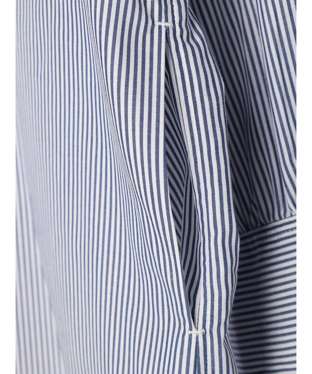 Green Parks アソートシャツワンピース Stripe Navy
