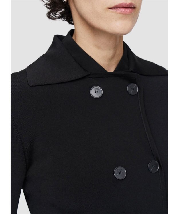 JOSEPH ミラノリブ　ショートジャケット Black