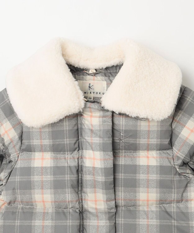 組曲 KIDS 【110-140㎝】 ショートダウン チェック系5