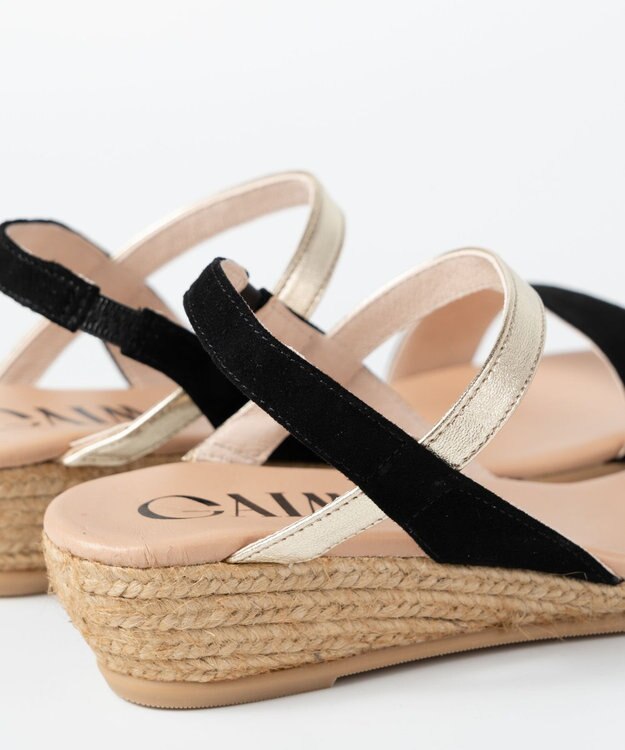 gaimo 【GAIMO/ガイモ】バイカラーストラップサンダル/NEPAL-RS ブラック