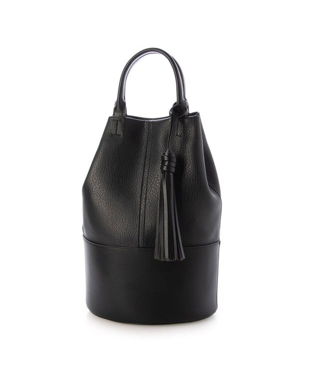 UNBILLION カシュカシュ cachecache / タッセル付きバケツ2wayバッグ ブラック