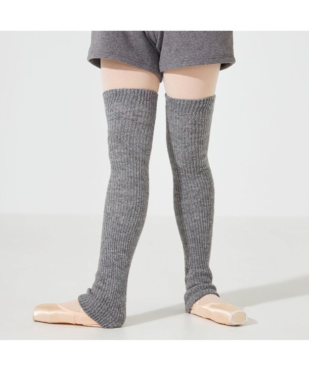 Chacott レッグウォーマー ダークグレー