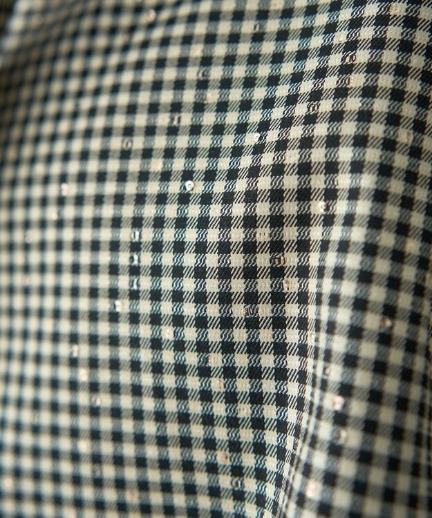 YECCA VECCA チェック柄ベアドッキングワンピース Gingham Check