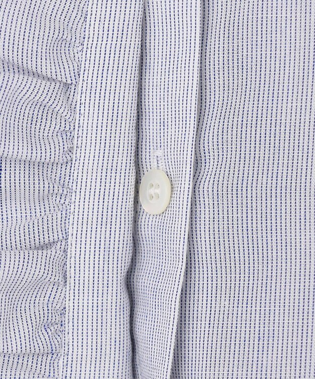 組曲 L 【先行予約】ニューリヨセルシャーティング フロントフリルブラウス ベビーブルー系