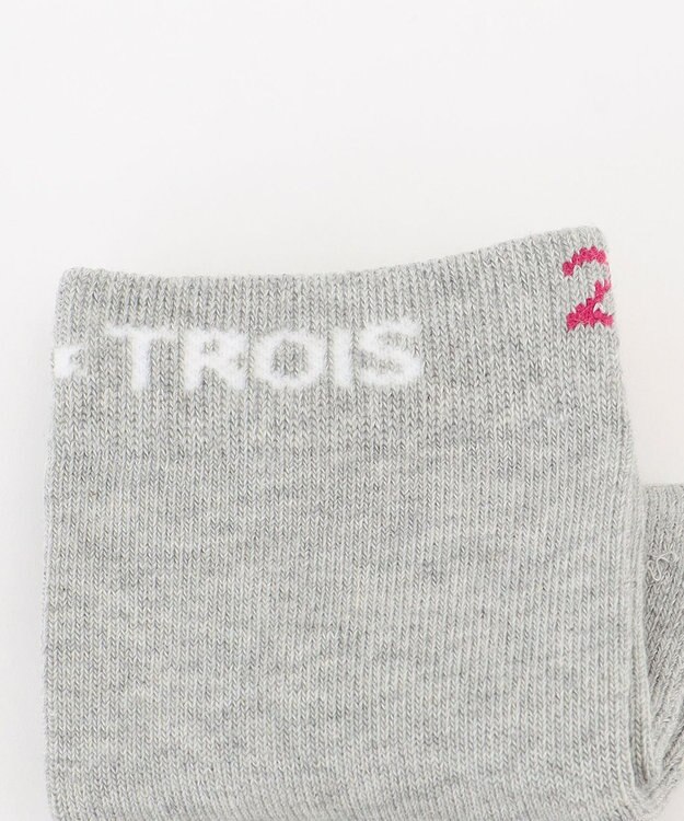 23区GOLF 【WOMEN】シンプルであらゆるウェアとコーディネイト可能◎ ナンバリング ソックス ライトグレー系