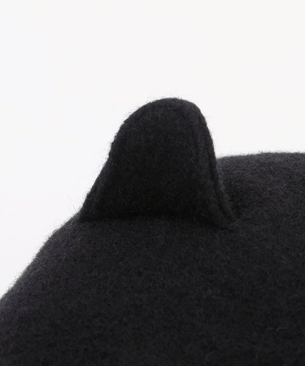 ANY KIDS ネコ耳ベレー帽 ブラック