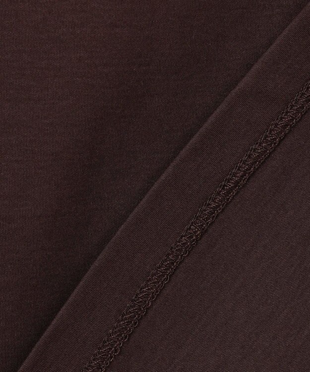 ANY SIS S 【シルクタッチさら魅せTシャツ】袖フレア プルオーバー ブラウン