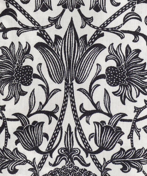 JOSEPH ABBOUD 【英国リバティ社・纏うアート・柄で魅せる】リバティプリント シャツ　25AW ホワイト系5