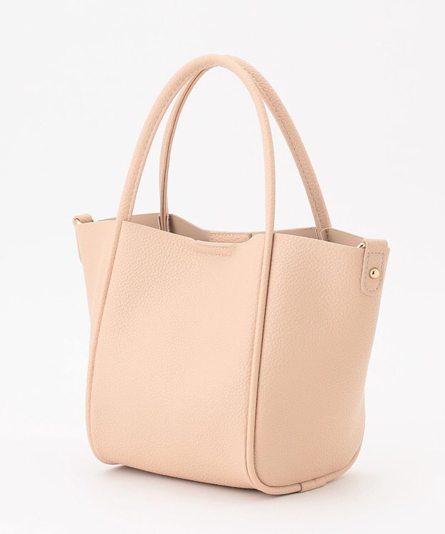 LA BAGAGERIE 【maison vert】 【軽量・ミニポーチ付き】２WAYトート ライトベージュ