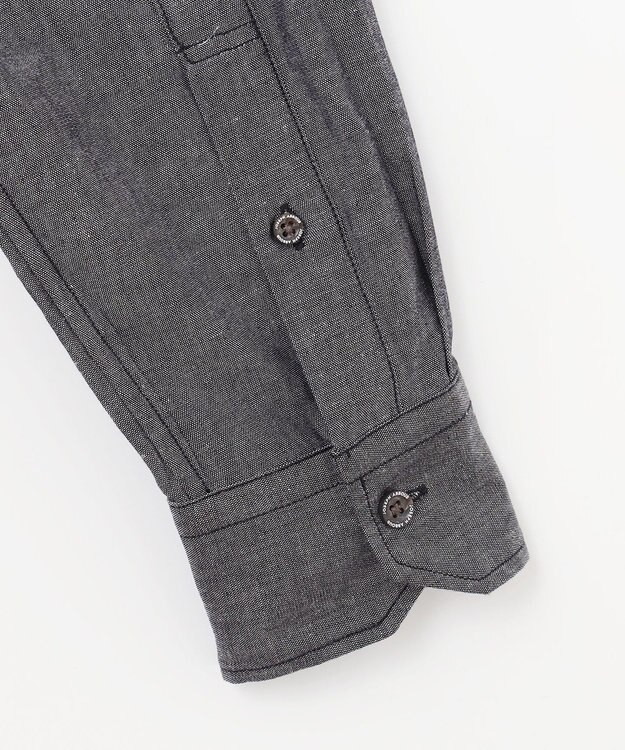 JOSEPH ABBOUD 【JOE COTTON使用】オーガニックコットンダンガリー シャツ ブラック系