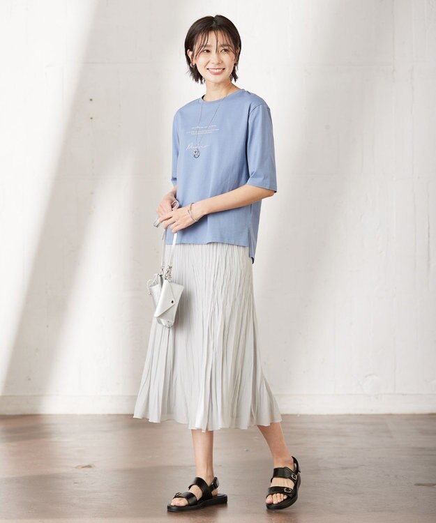 J.PRESS LADIES リバーシブルエポ ネックレス ベージュ系