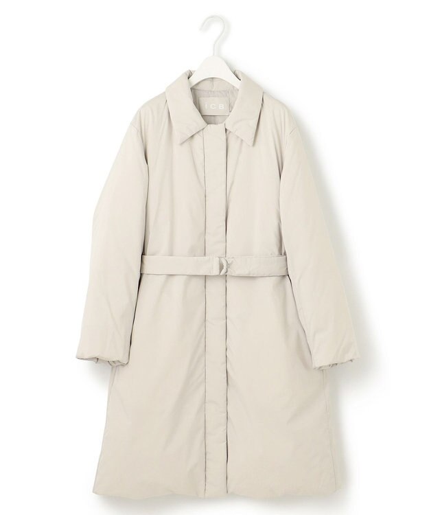 ICB 【WEB&一部店舗限定】ADSダウン ステンカラーコート トープ系