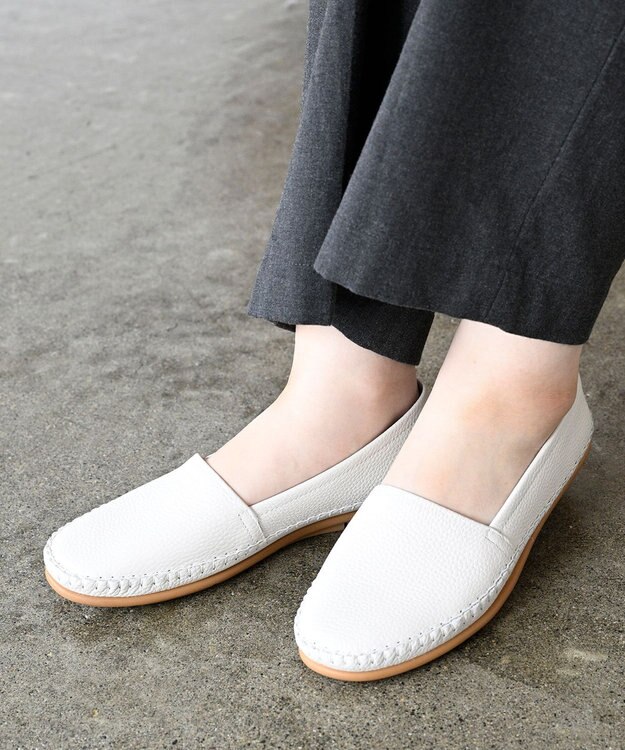 APOM アンライニングモカシン15 ホワイト