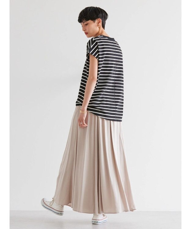 AMERICAN HOLIC キレイＣｏｔｔｏｎフレンチスリーブカットプルオーバー Border