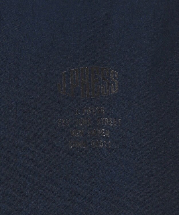 J.PRESS MEN 【J.PRESS ORIGINALS】【UNISEX】Nylon Polyurethane Dray Stretch No Collar Jacket ネイビー系